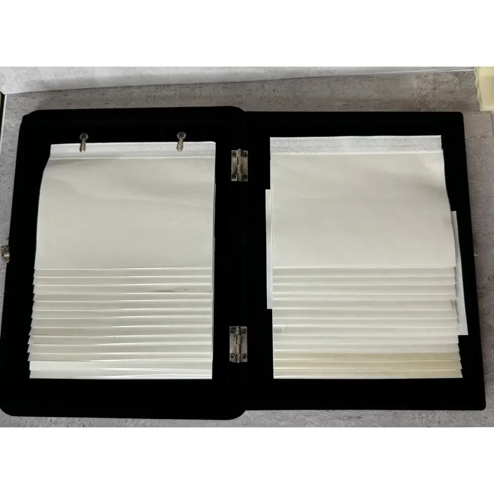 Vintage Silver Plated Photo Frame Box Hidden Desktop Flip Album Gold Rose 4x6